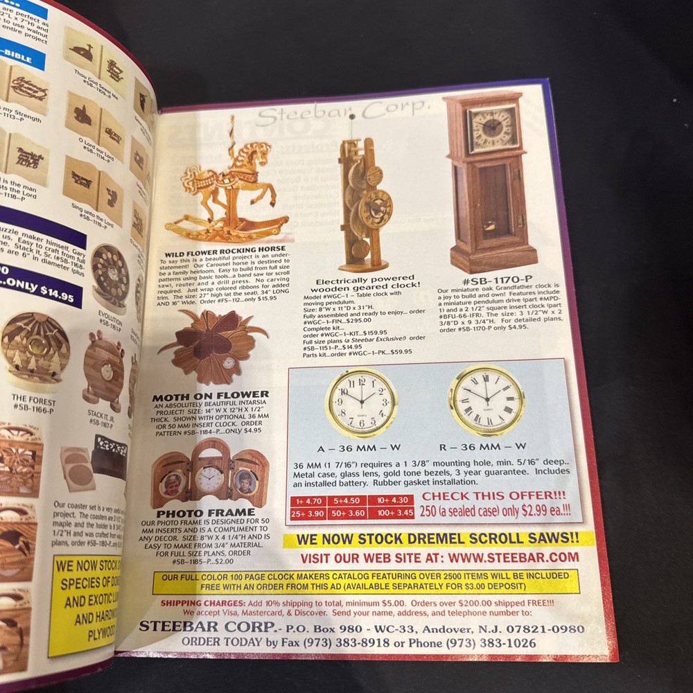 Scroll Saw Patterns Included! Creative Woodworks & Crafts Issue 74 Fall 2000 EUC