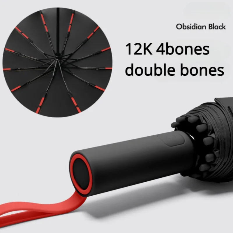 72 Bones Super Strong Windproof Fully Automatic Umbrella Sunshade UV Protection