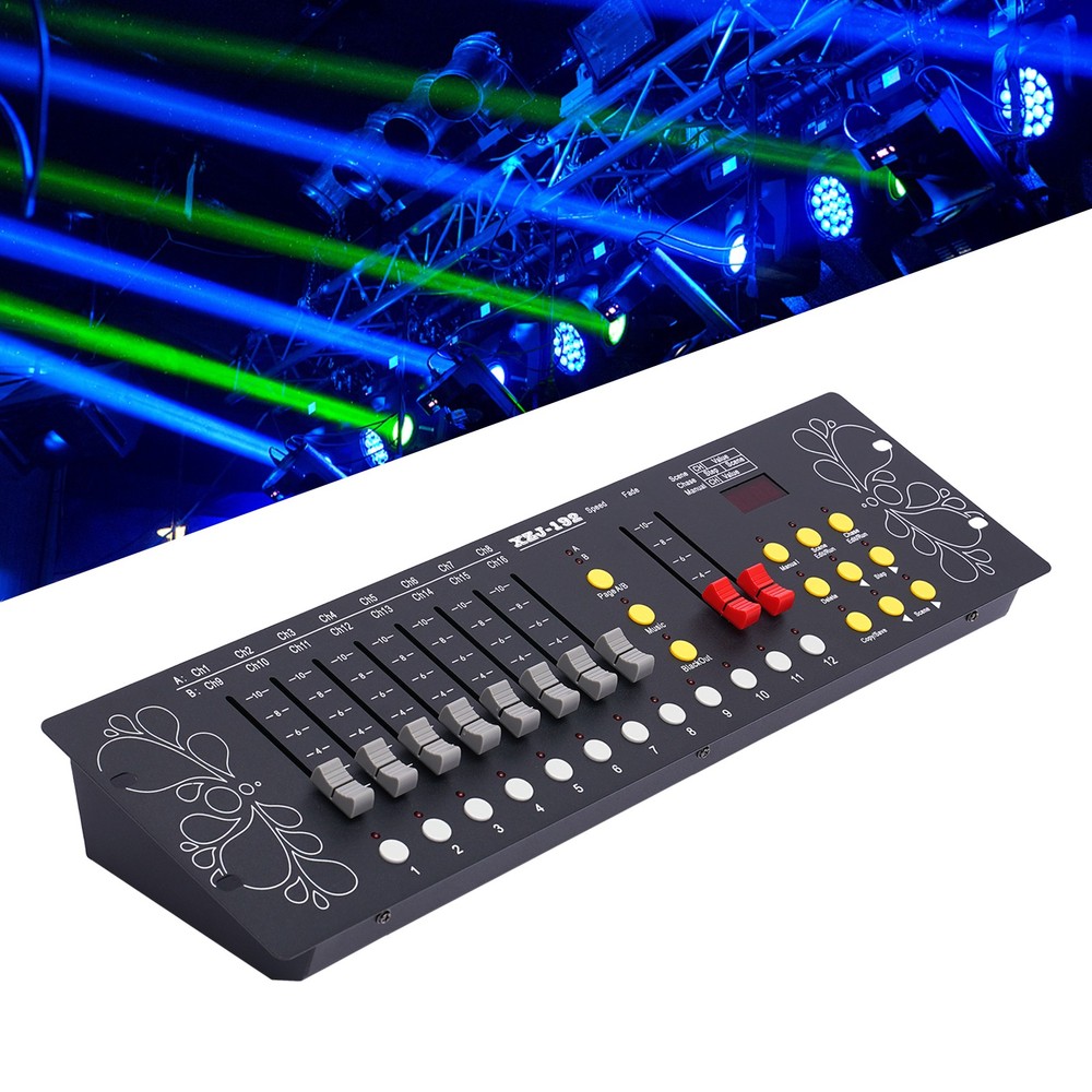 DJ DMX 512 192 Channels Operator Console Controller For Stage Lighting DJ Party