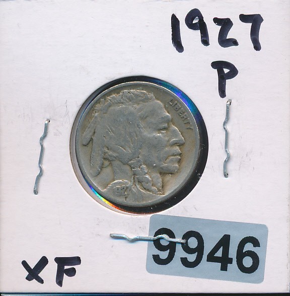 BUFFALO NICKEL -  1927 -P   - #9946