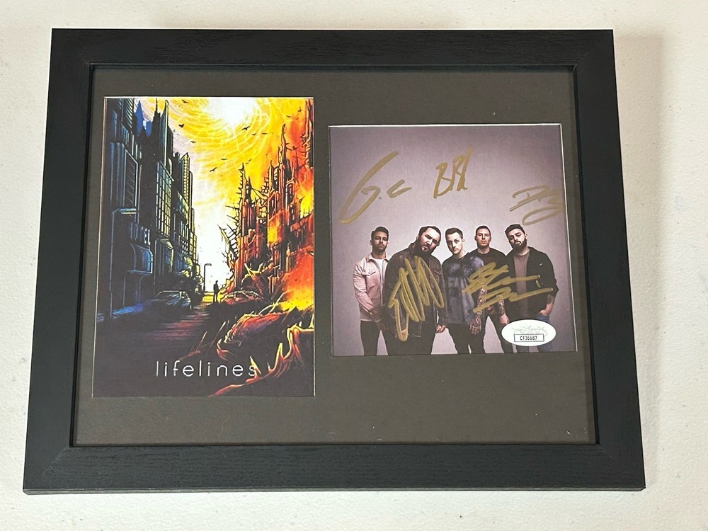 I PREVAIL AUTOGRAPHED SIGNED FRAMED LIFELINES DISPLAY WITH JSA COA # CF36687