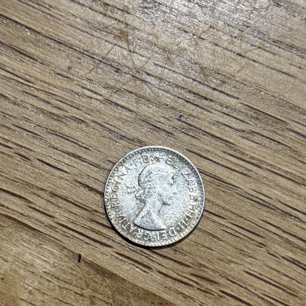 AUSTRALIA 3 PENCE 1963 & 1960 Silver threepence