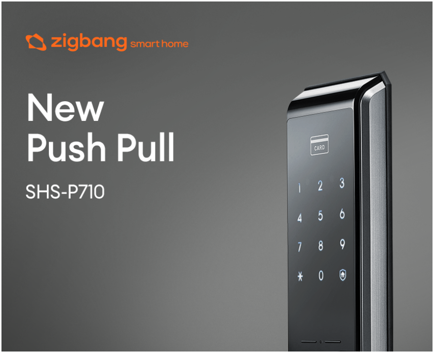 Zigbang SHS-P710 Push-Pull Smart Door Lock Password Key Tag