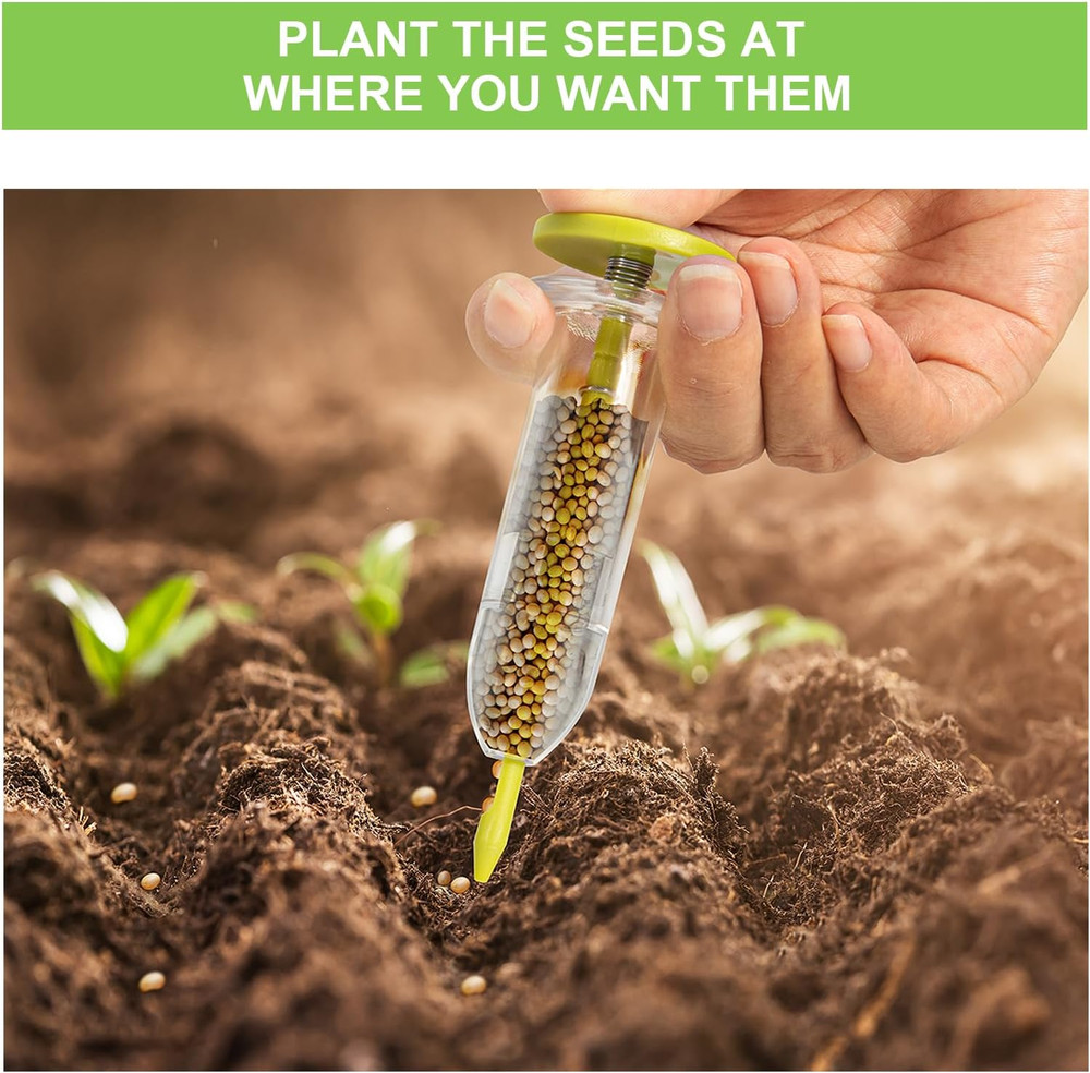8 Pack Sowing Seed Dispenser Seeder Sower Planter Set, Handheld Mini Seedlings D
