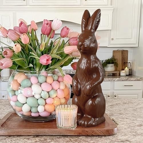 Easter Decorations - 14.5" Easter Bunny Figurine - Easter Decorations for Home