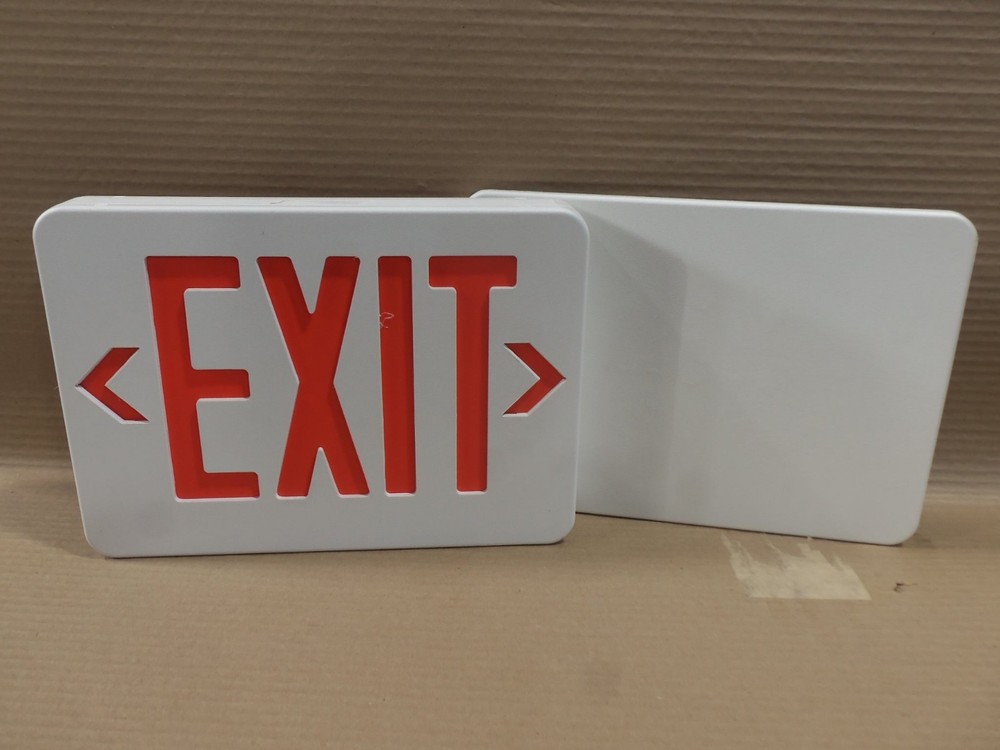 New in box TLXEMRUW-SDRT Exit Sign Fire Alarm