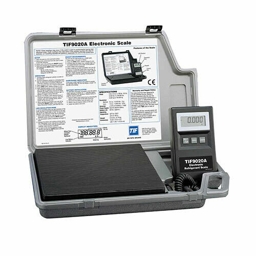 TIF 9010A Slimline Electronic Refrigerant Charging Scale 2c