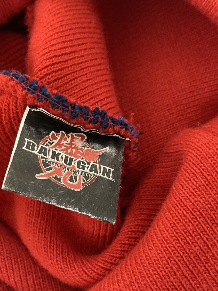 Bakugan Brawlers Hat Knit Blue Red