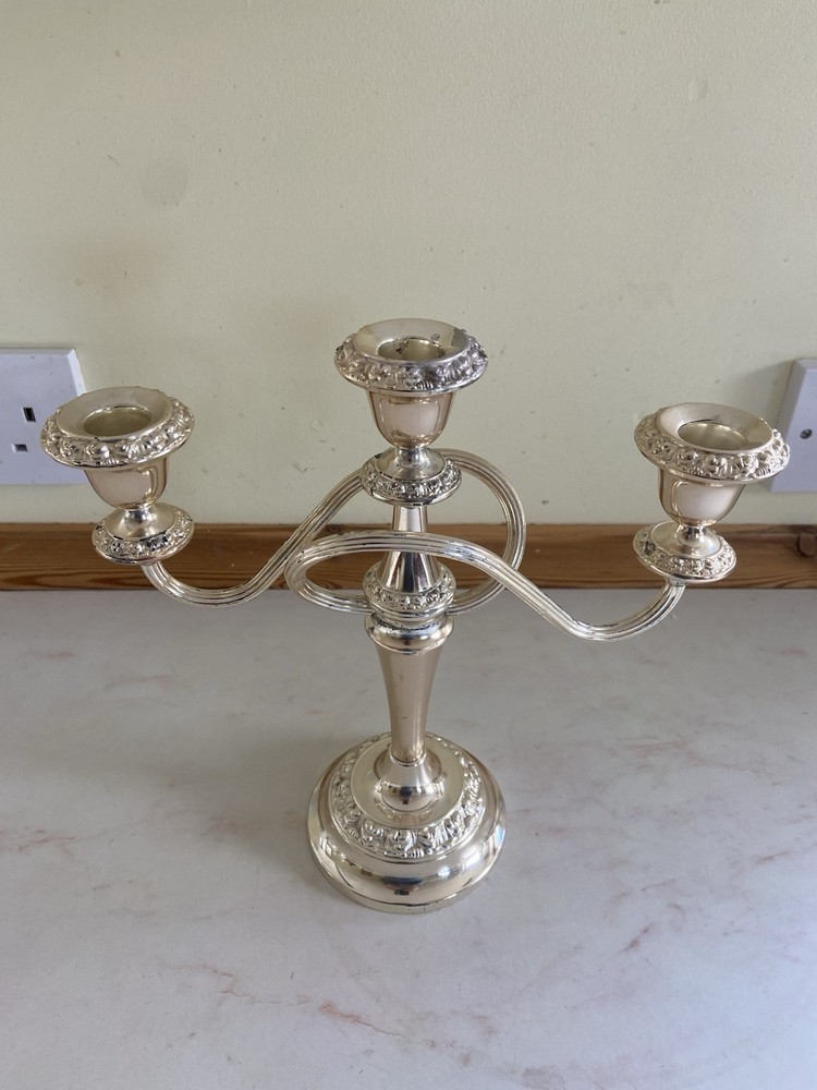 Vintage 3 Arm Candelabra