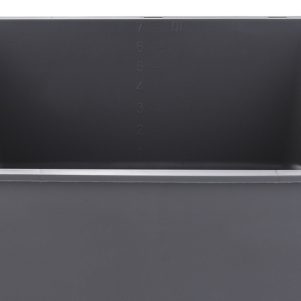 McKesson Wash Basin 8 Quart Polypropylene Graphite 25 Each 56-80342