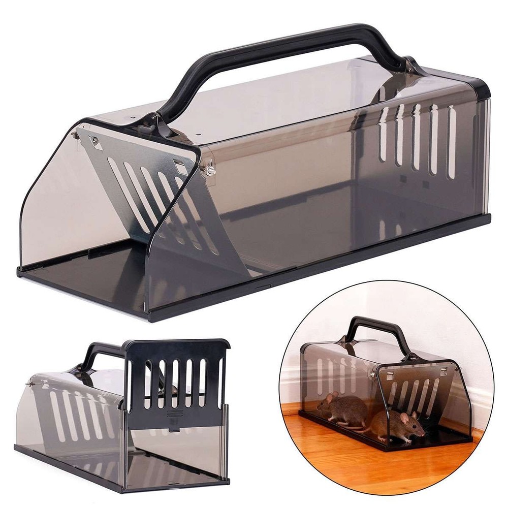 Humane Mouse Traps No Kill, Live Mouse Trap Box, Mice Trap Catch Cage Reusable