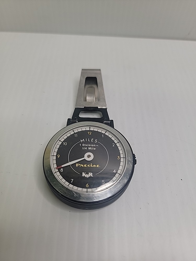 Vintage K&R Precise Pedometer with Clip 
