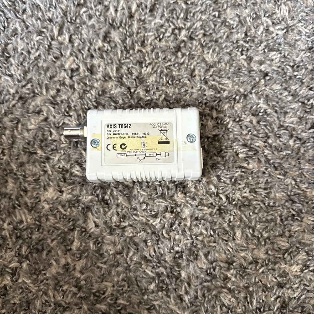 AXIS T8642 POE+ Tested & Working Axis Security Camera Device