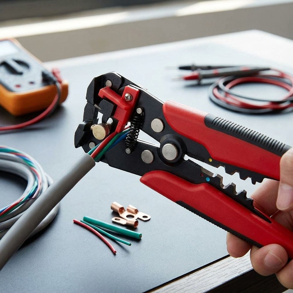 3 in 1 Automatic Wire Stripper Plier Multi Function Cable Crimping Cutting Tool
