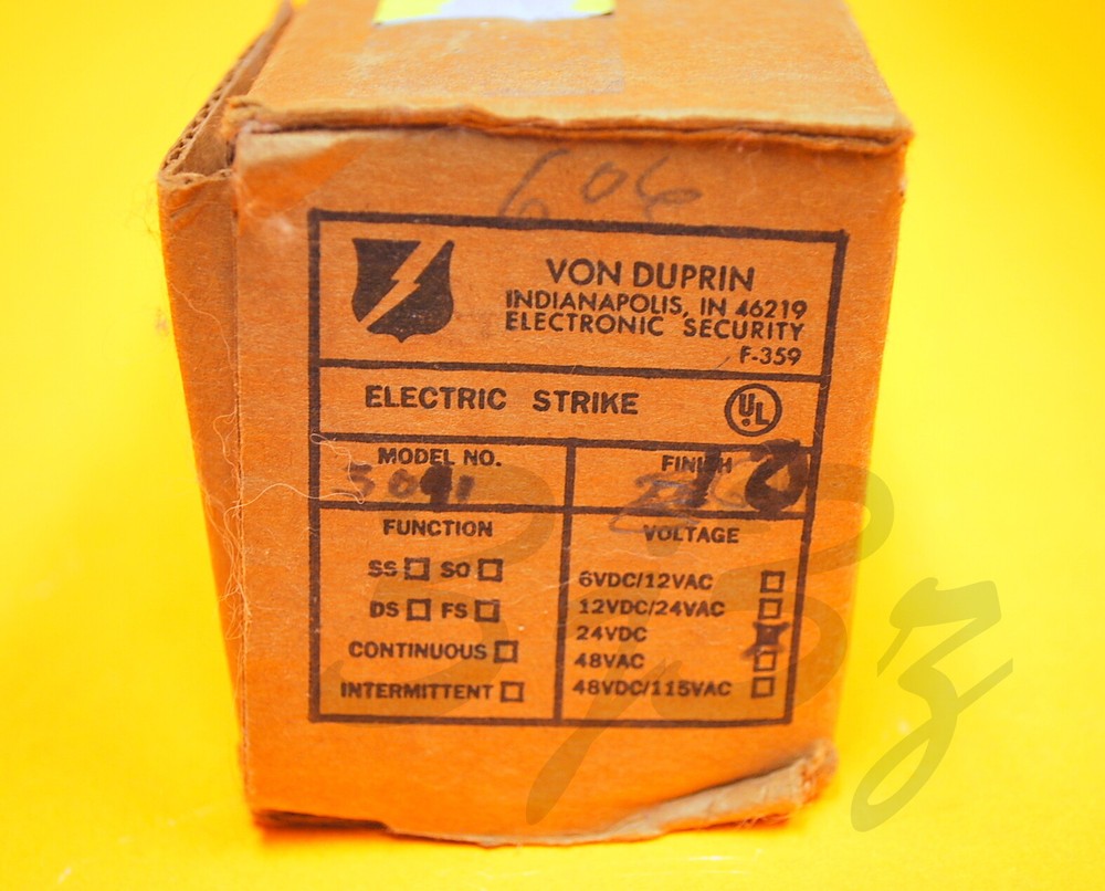 VON DUPRIN 3041 Electric Strike