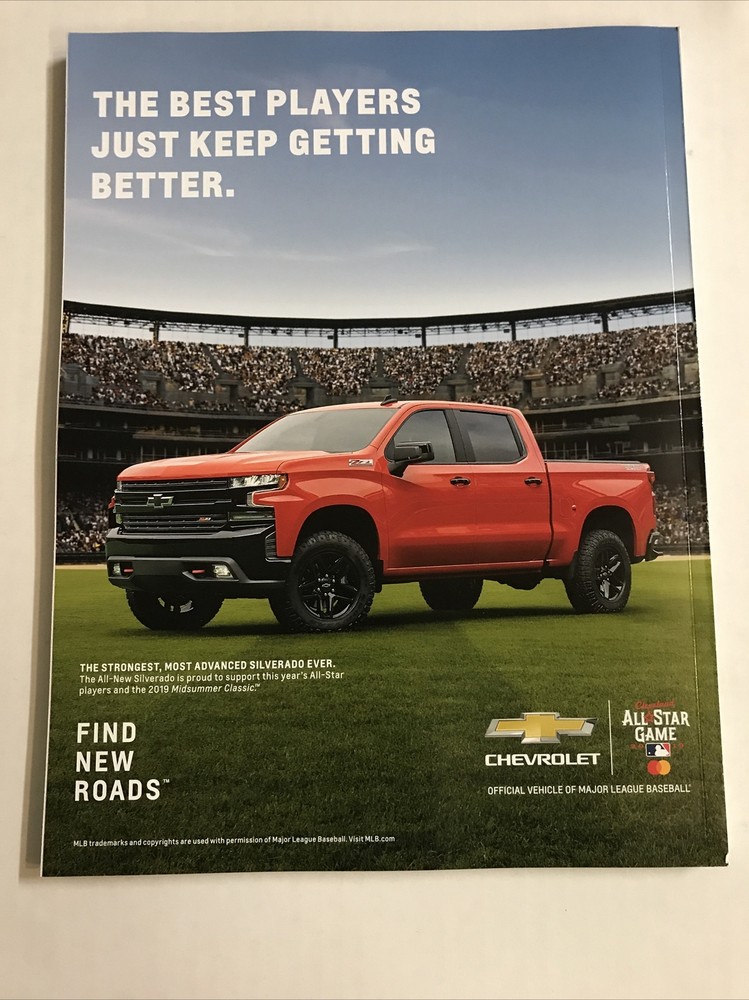 2019 MLB All-Star Game Program--Shane Bieber MVP!!