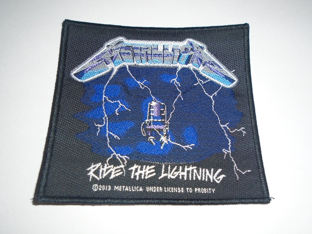 METALLICA RIDE THE LIGHTING WOVEN PATCH