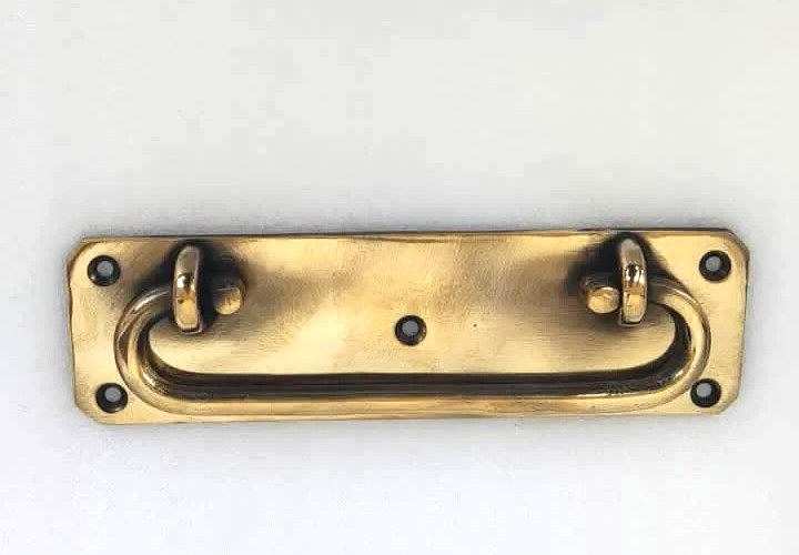 2x Solid Brass Drawer Pull Handles 6" (15.5cm) Vintage Antique Style Cabinet BOX