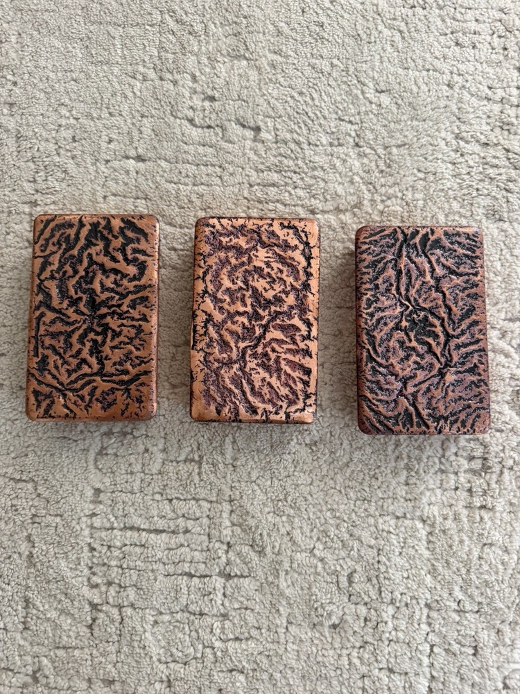 Copper Bars Set of 3 (15 lbs total)