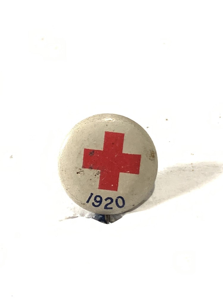 Antique 1920 Red Cross Pin