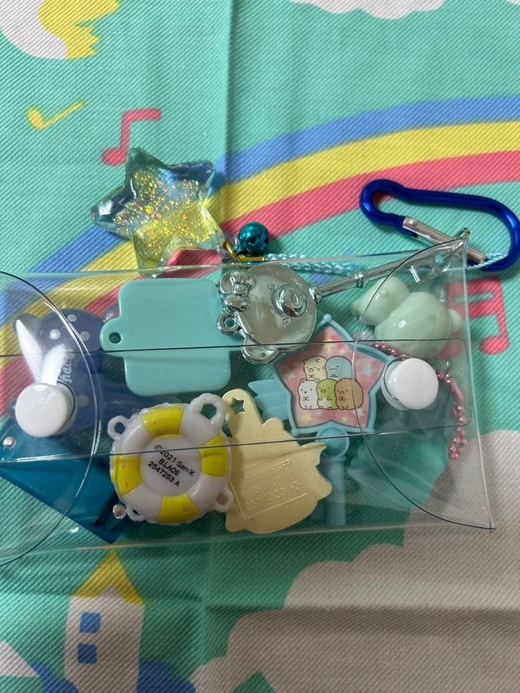 Sumikko Gurashi Blue Gacha Stuffed Pouch