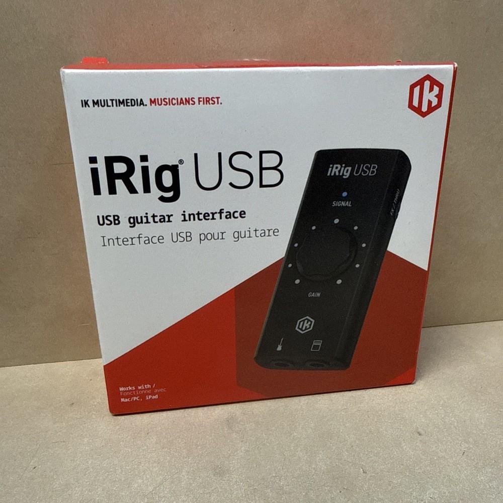 IK Multimedia iRig USB Audio Interface for Guitar (Mac, PC and iPad)