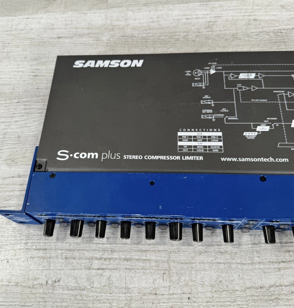 SAMSON curve 231 equalizer Dual 31 band, Compresor/Limiter, S-3WayCrossover.