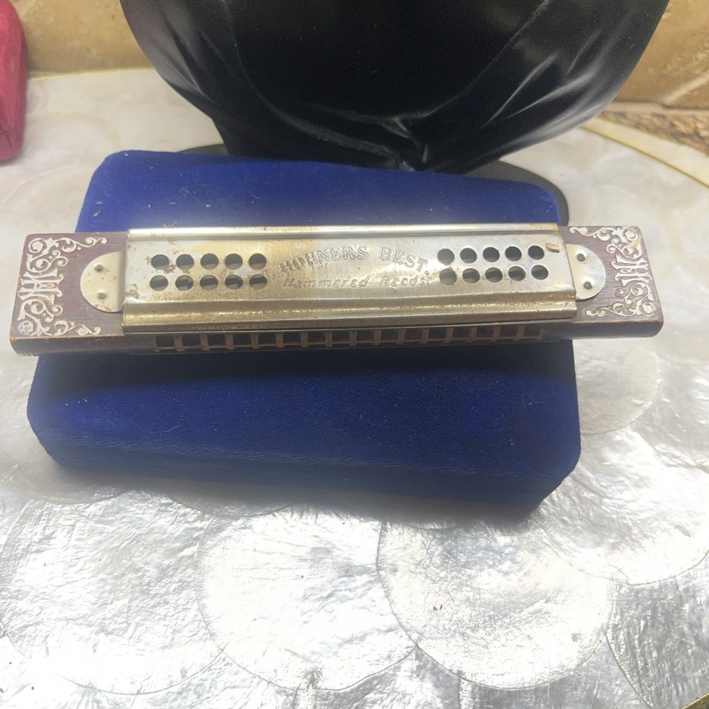 M Hohner's Best German Made Double Sided Harmonica Hammered Reeds