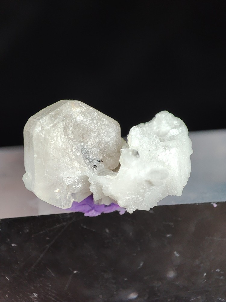 Fluorescent Apatite Crystals Having Nice Growth.