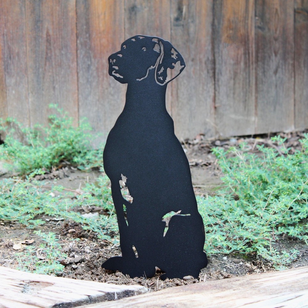 Rhodesian Ridgeback Black Metal Dog Silhouette