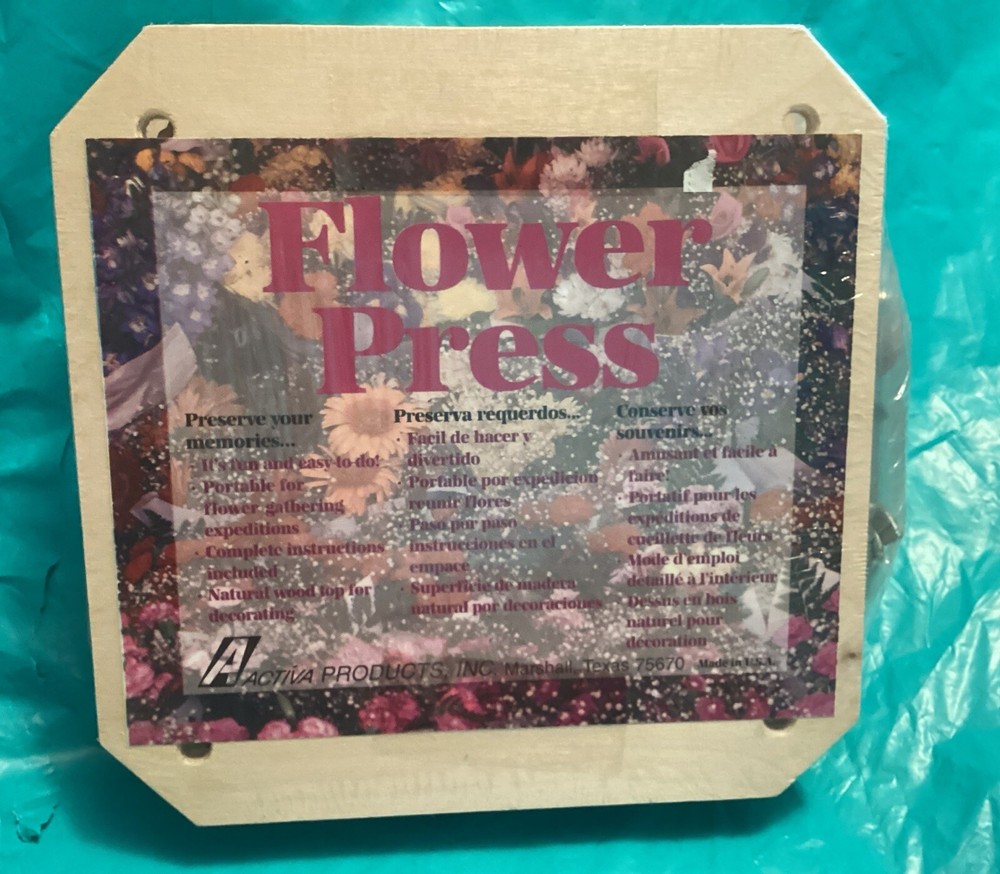 Flower Press 7x7