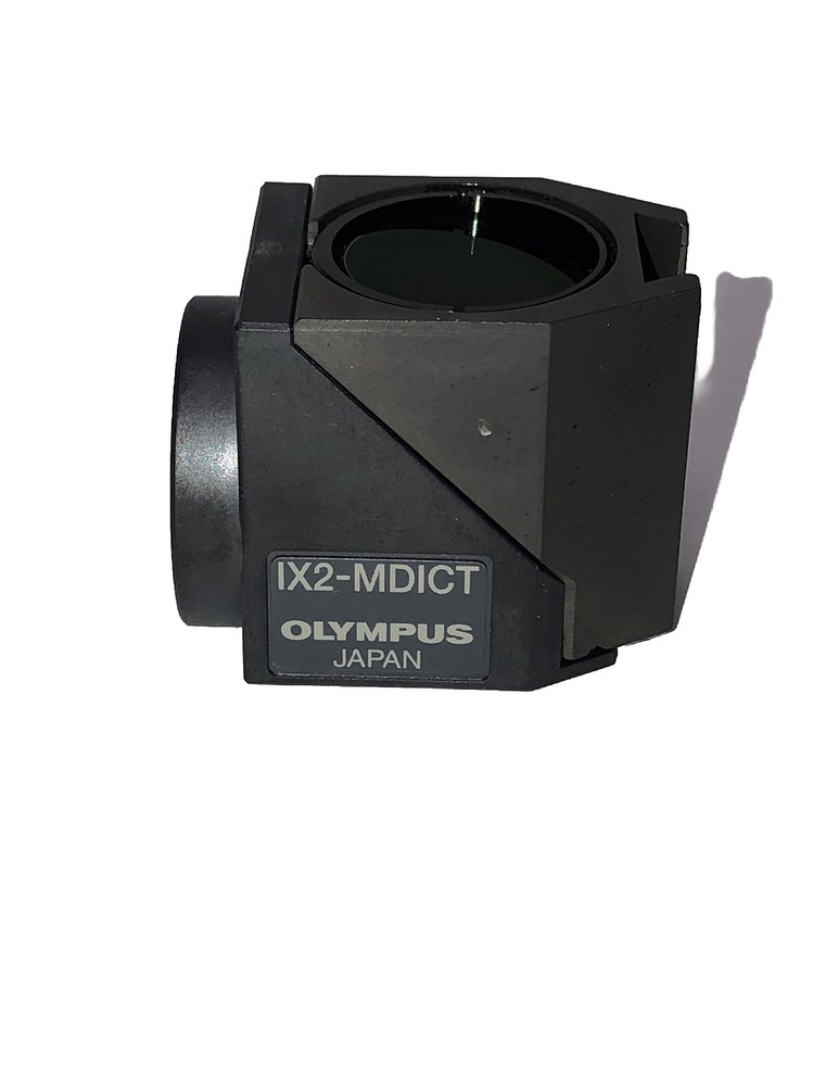 Olympus Microscope IX2-MDICT Analyzer Filter Cube tested working