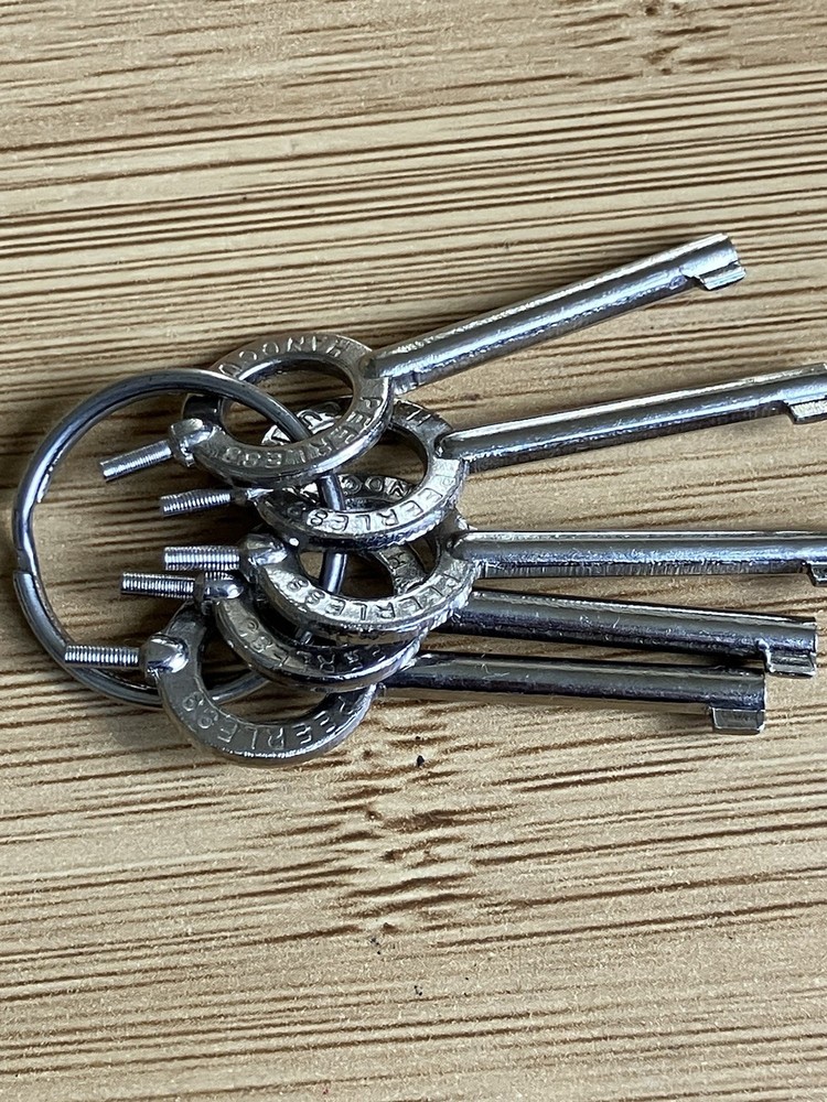 Lot Of 5 Peerless Handcuff Keys
