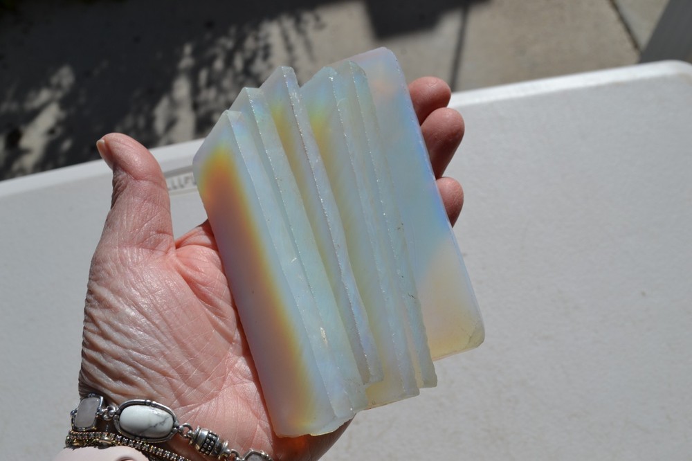 Opalite Glass slabs