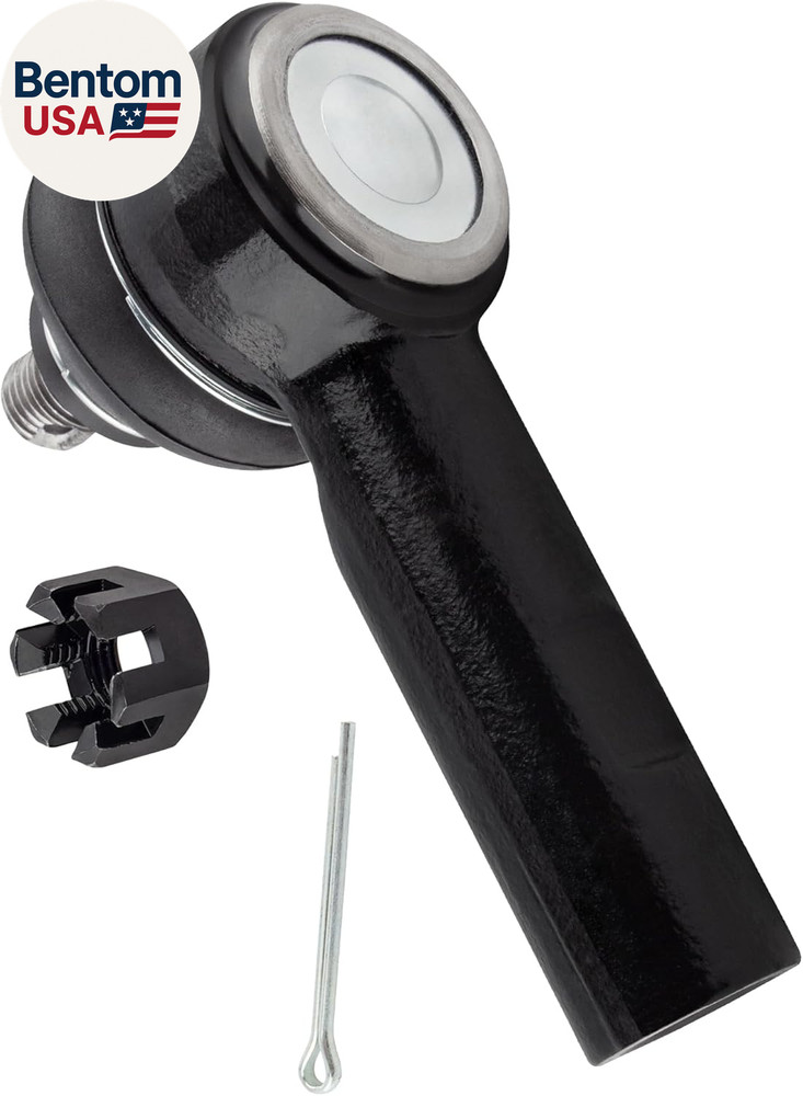 4Pcs Front Inner & Outer Tie Rod End Link Driver & Passenger Side Suspension Kit
