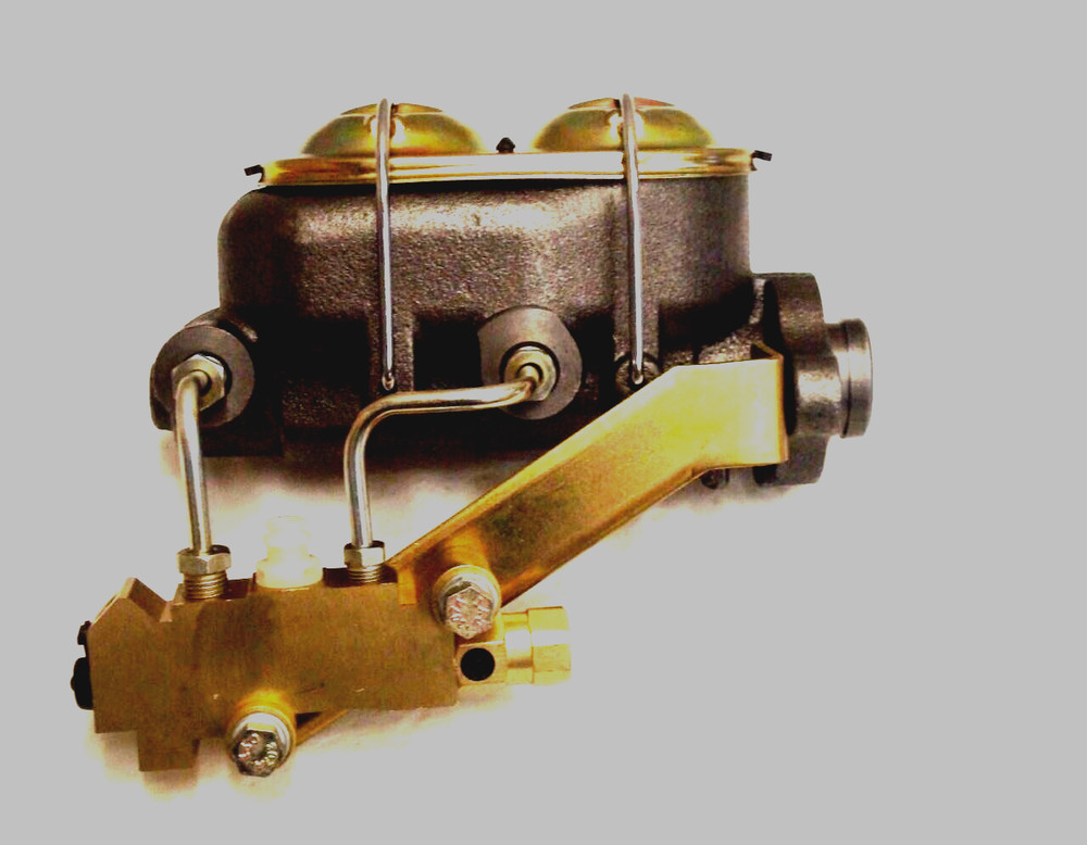 New Universal Master Cylinder 1" Bore Disc Drum Proportioning Valve Kit