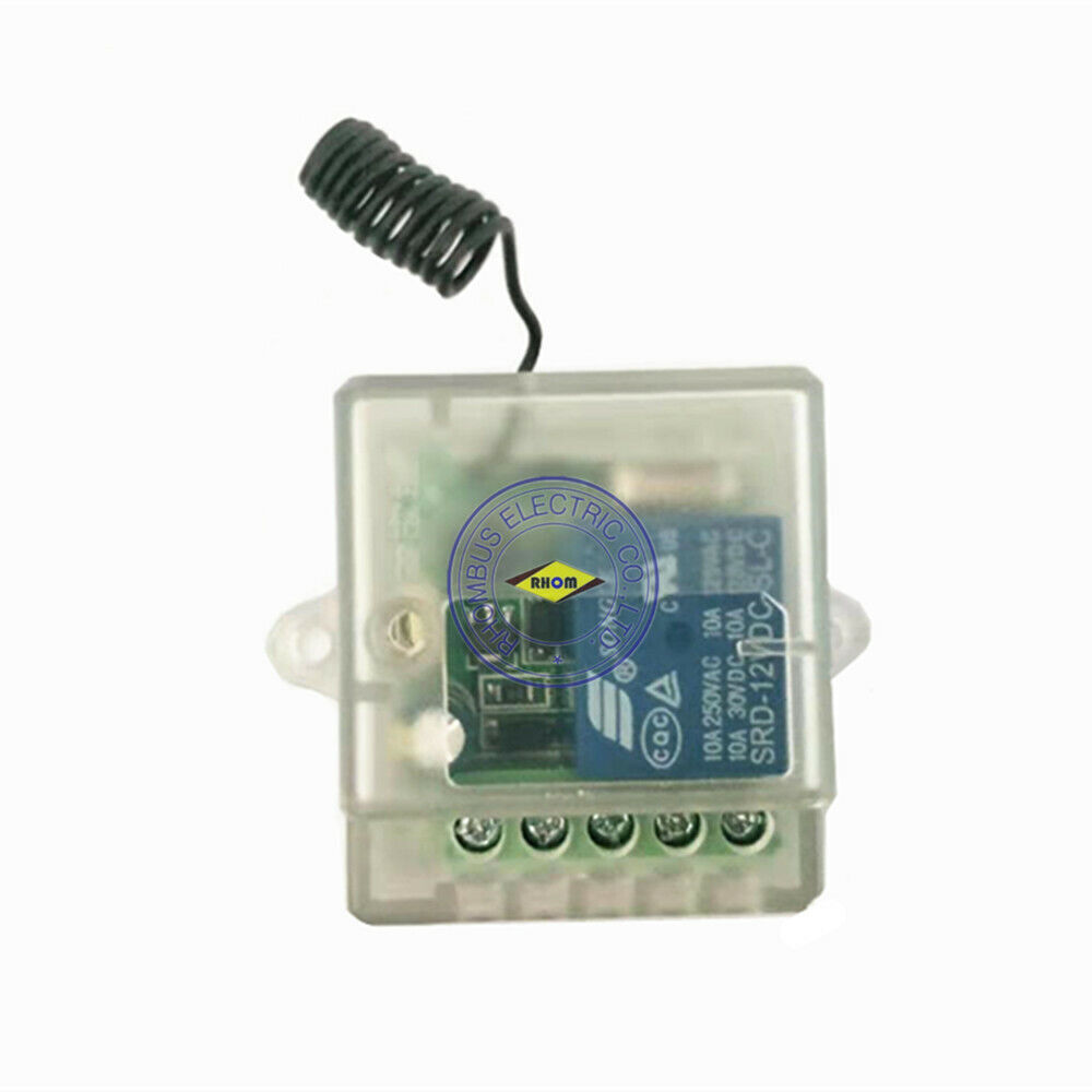 Wireless Remote Control Delay Switch System 12V 1CH Transmitter&Receiver 433MHz