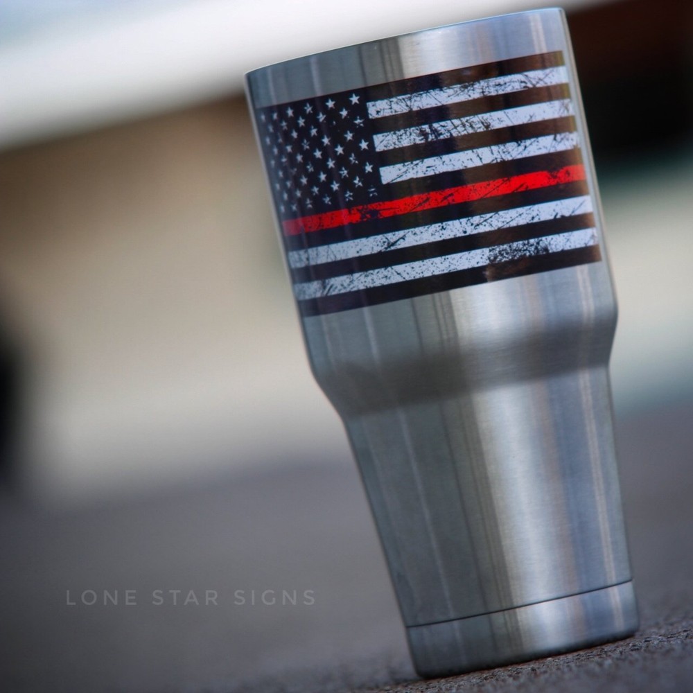 AMERICAN FLAG- Rustic Red Stripe