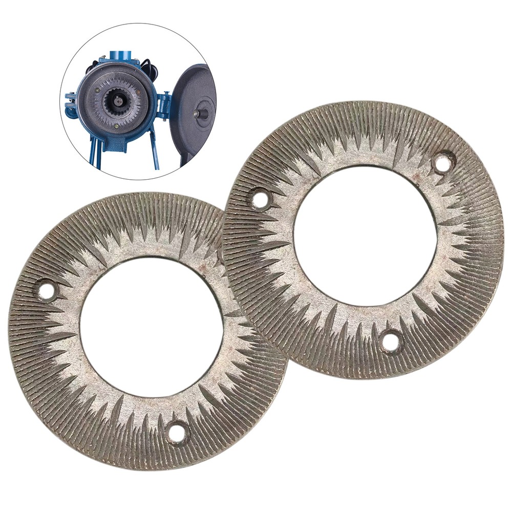 110V Electric Grain Mill Grinder Grinding Sheets Replacement Grinding Plate 2Pcs