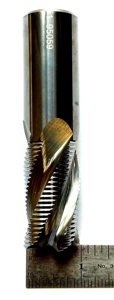 1" SOLID CARBIDE ROUGHING END MILL - 4 FLUTE - OSG 400-1000
