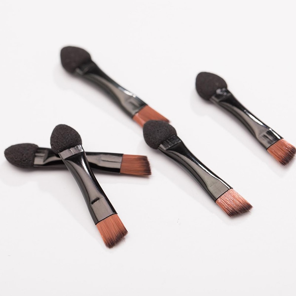 30Pcs Disposable Double Head Eyeshadow Brushes Bevel Sponge Small Makeup Brush