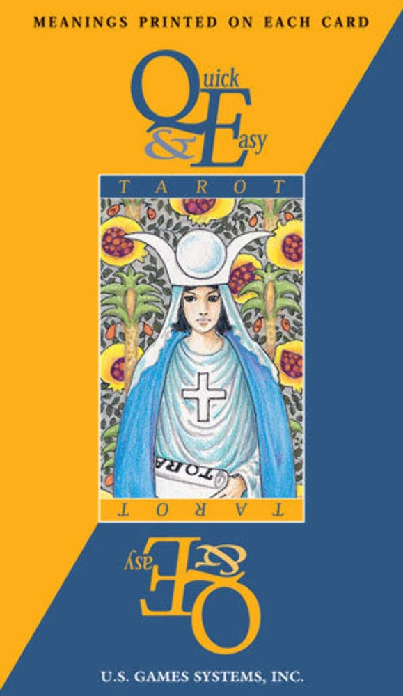 Quick & Easy Tarot Deck Cards With Printed Meaning Esoteric US Games NEW