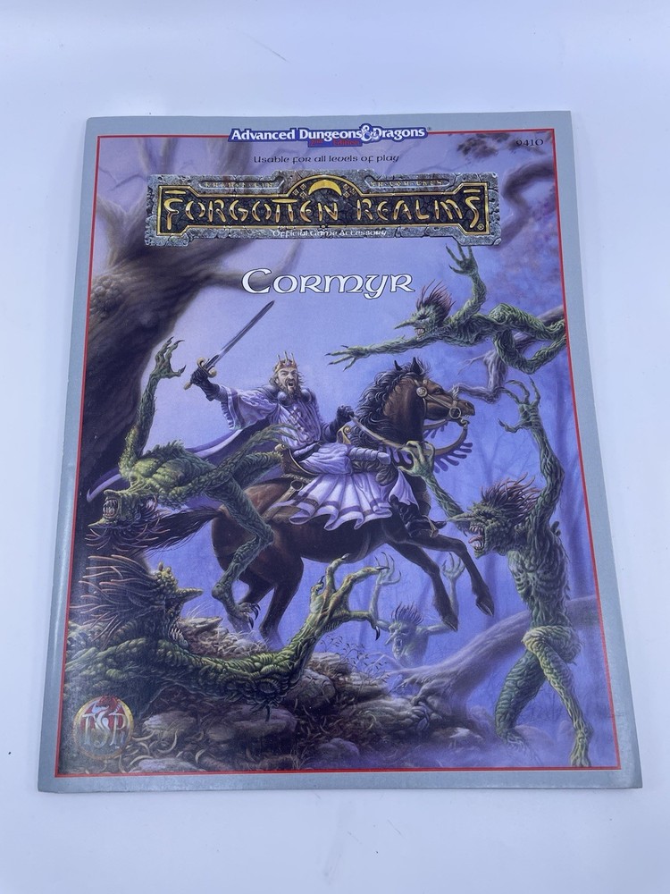 Cormyr Dungeons & Dragons Forgotten Realms TSR 9410 Source book Module W/ MAP