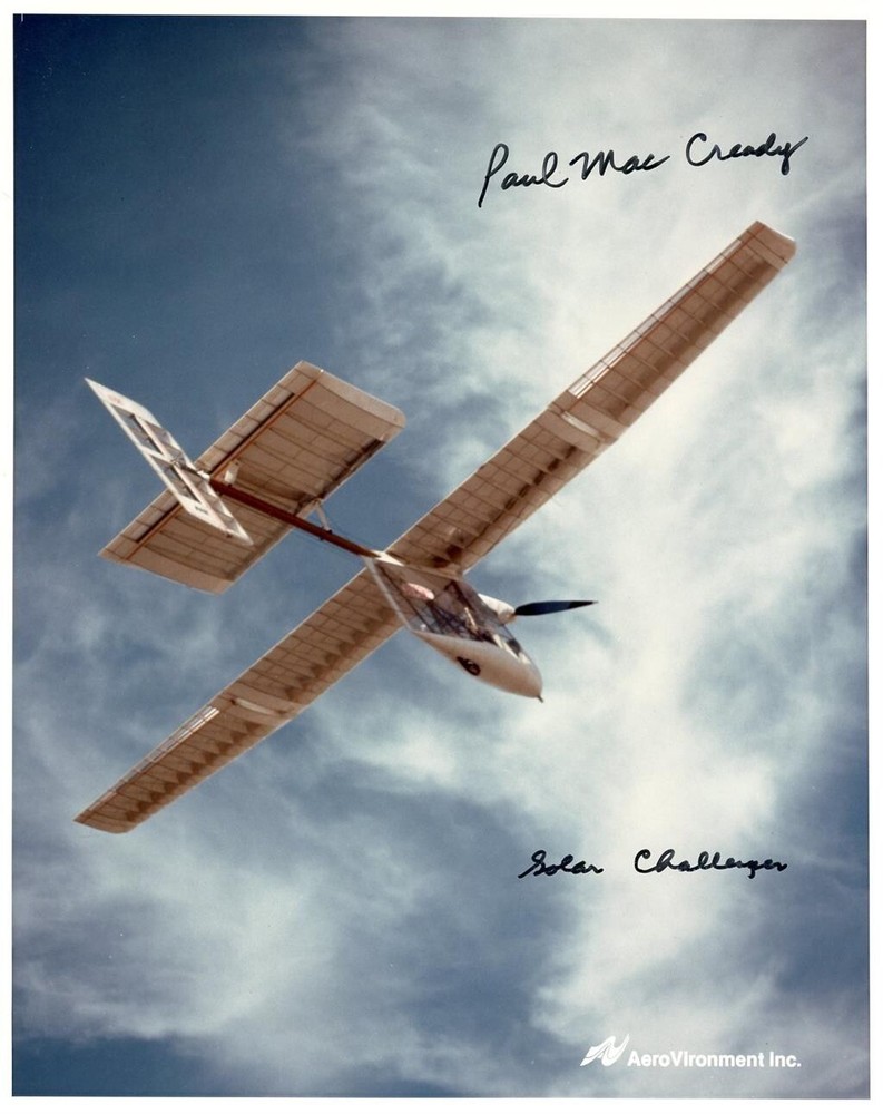 Paul MacCready- Signed Color Photograph