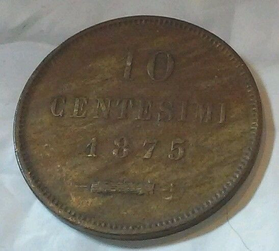 San Marino 1875 10 Centesimi