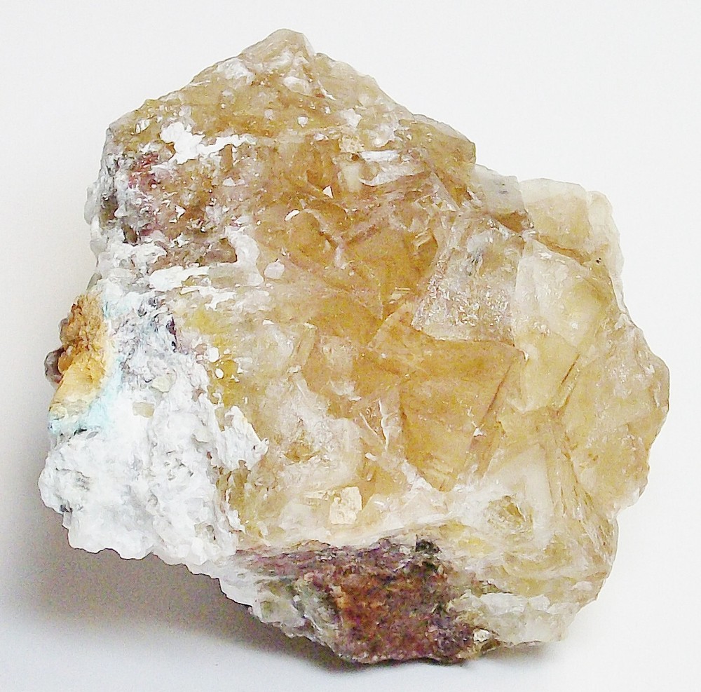 Fluorescent Fluorite crystals - Moscona Mine, Asturias, Spain