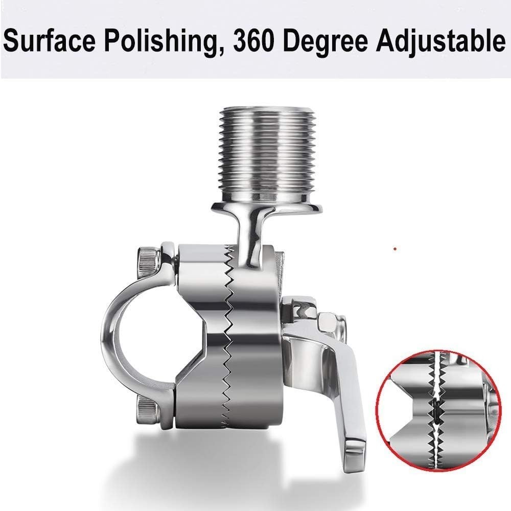 Professional Marine Antenna Mount with Adjustable Angles - Superior Durability