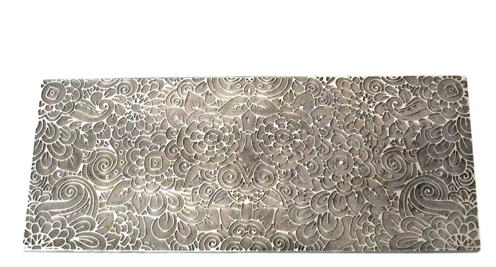 Pattern Texture Steel Plate for Press or Rolling Mill 6 x 2.5 Inch, #56