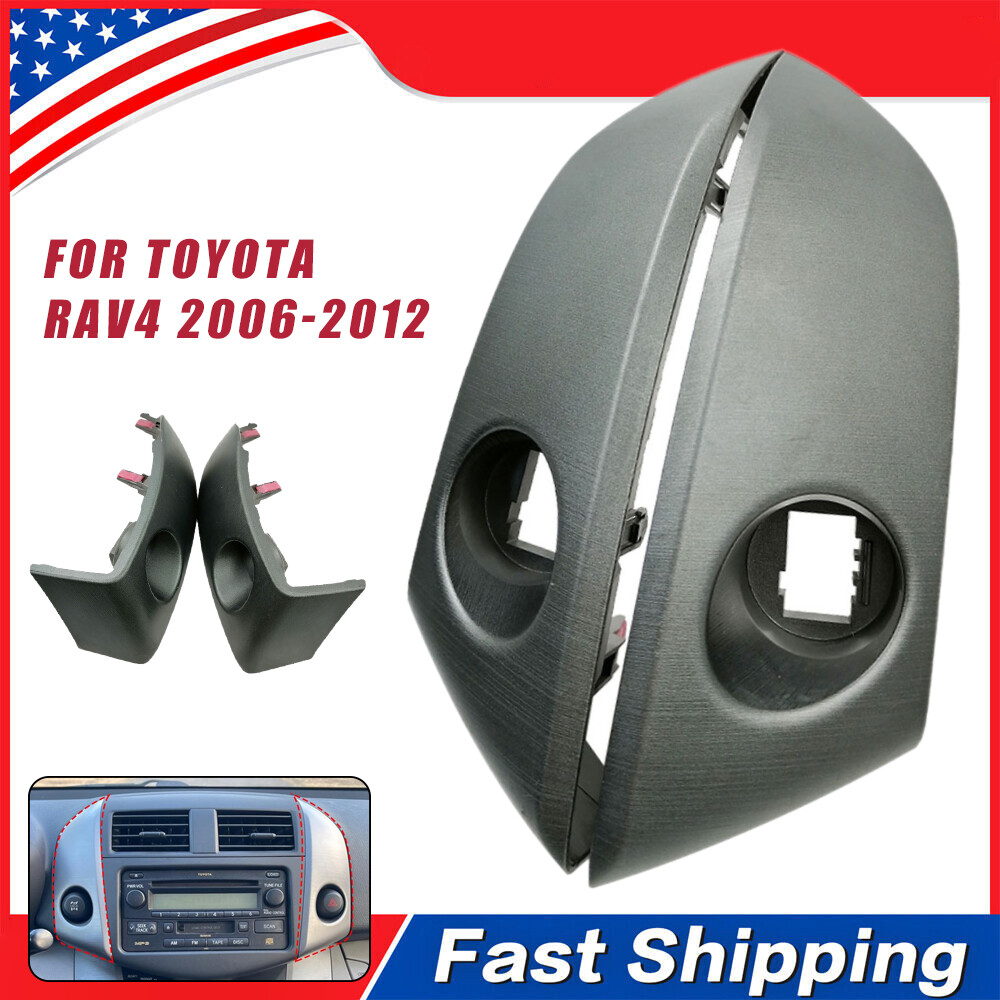 Dash Center Instrument Panel Replacement Trim Cover For Toyota RAV4 2006-2012