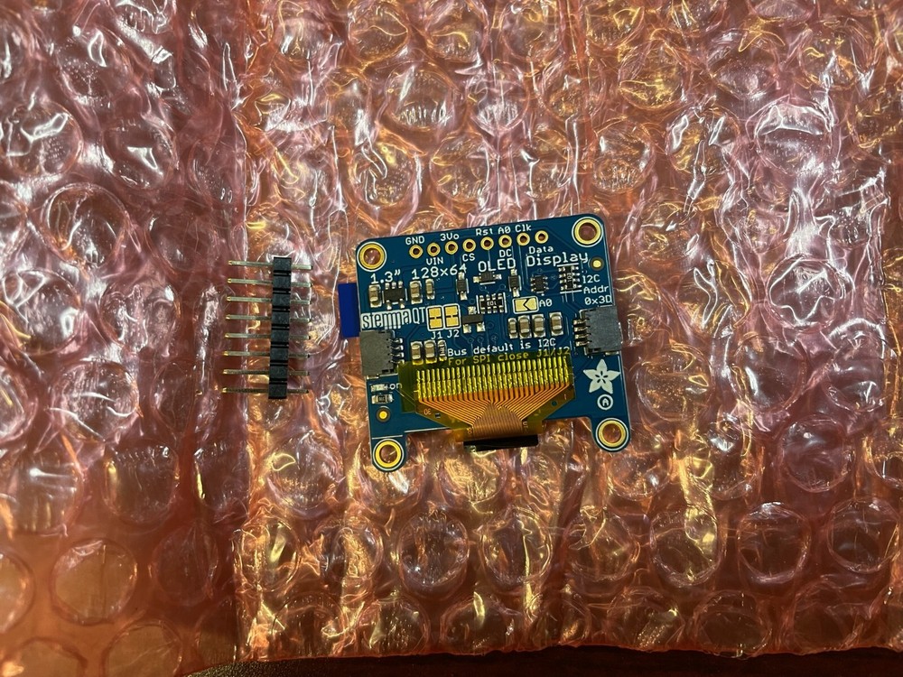 Adafruit 938 - 1.3 128X64 Monochrome OLED Graphic LCD Display Module